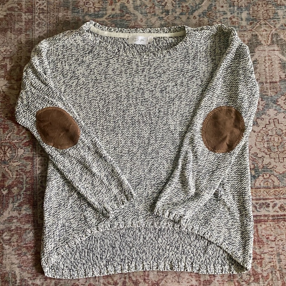 ✰ RD Style Hi-Low Sweater with Elbow Pads Medium✰